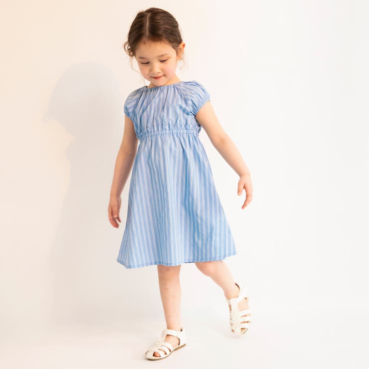 ブルー | バックリボンワンピース | ブランシェス