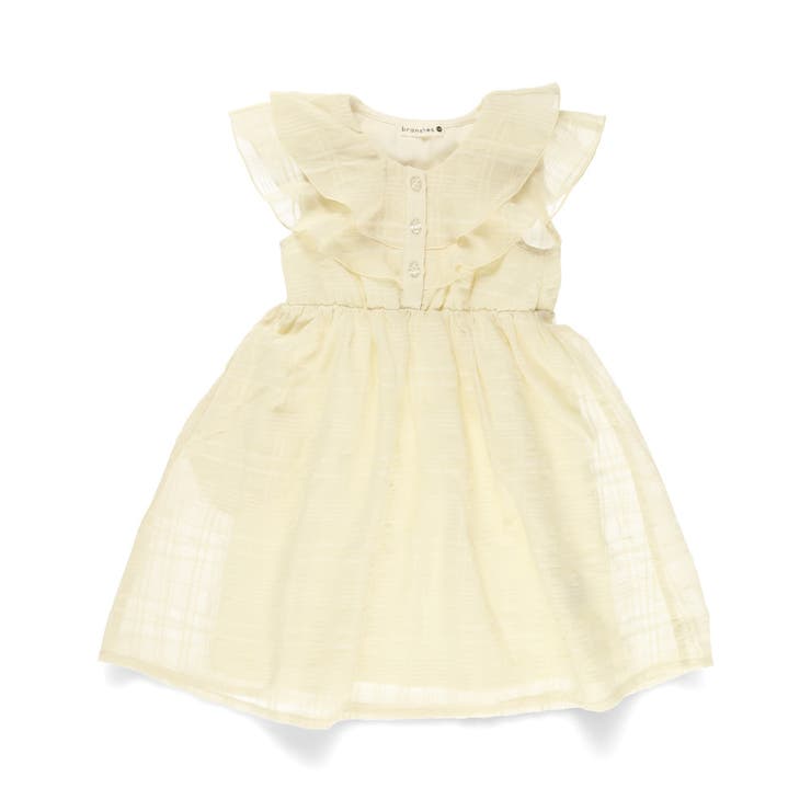 イエロー | 【おそろい】シャドーチェックワンピース | ブランシェス