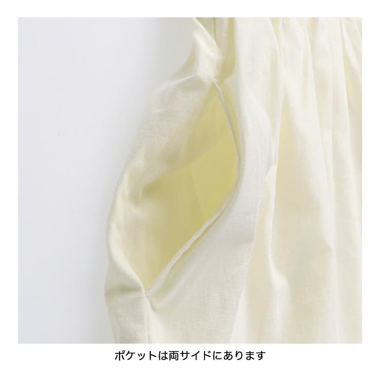 ハート柄刺繍ワンピース/綿100%/かぎ針編み | ブランシェス | 詳細画像10 