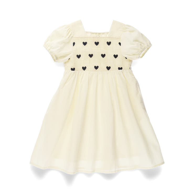 ハート柄刺繍ワンピース/綿100%/かぎ針編み | ブランシェス | 詳細画像2 