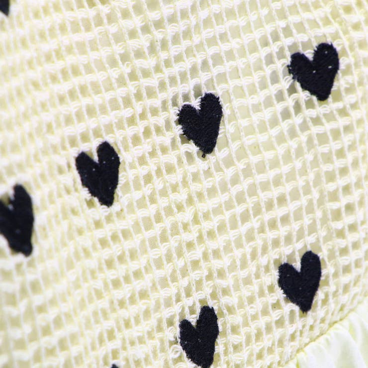 ハート柄刺繍ワンピース/綿100%/かぎ針編み | ブランシェス | 詳細画像9 