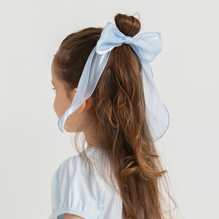 オーガンジーリボンヘアゴム[品番：BRSK0008972]｜ブランシェス