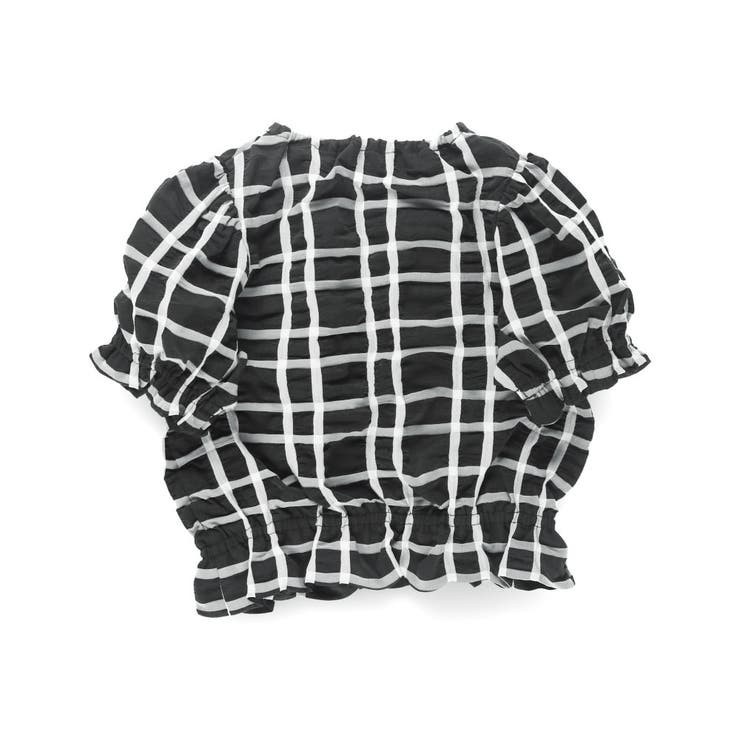 くしゅくしゅカットソー/ブラウス/チェック/女の子/シアー | ブランシェス | 詳細画像15 