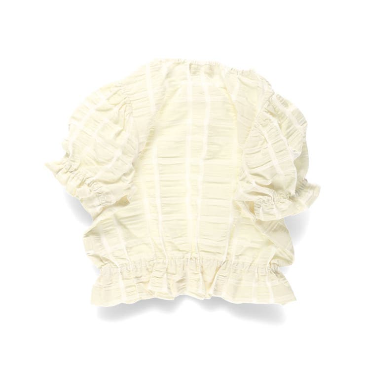 くしゅくしゅカットソー/ブラウス/チェック/女の子/シアー | ブランシェス | 詳細画像7 