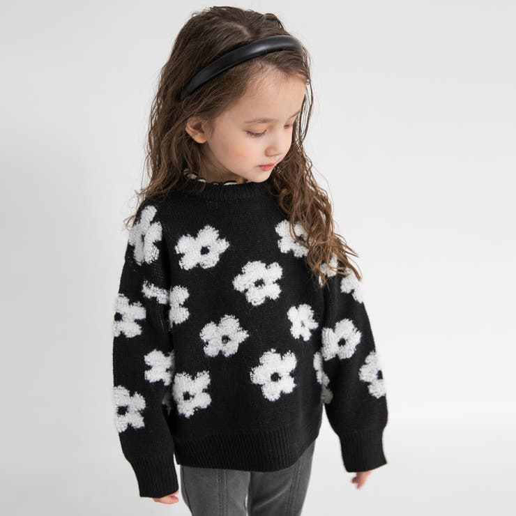総柄ジャガード ニット キッズ | ブランシェス | 詳細画像19 