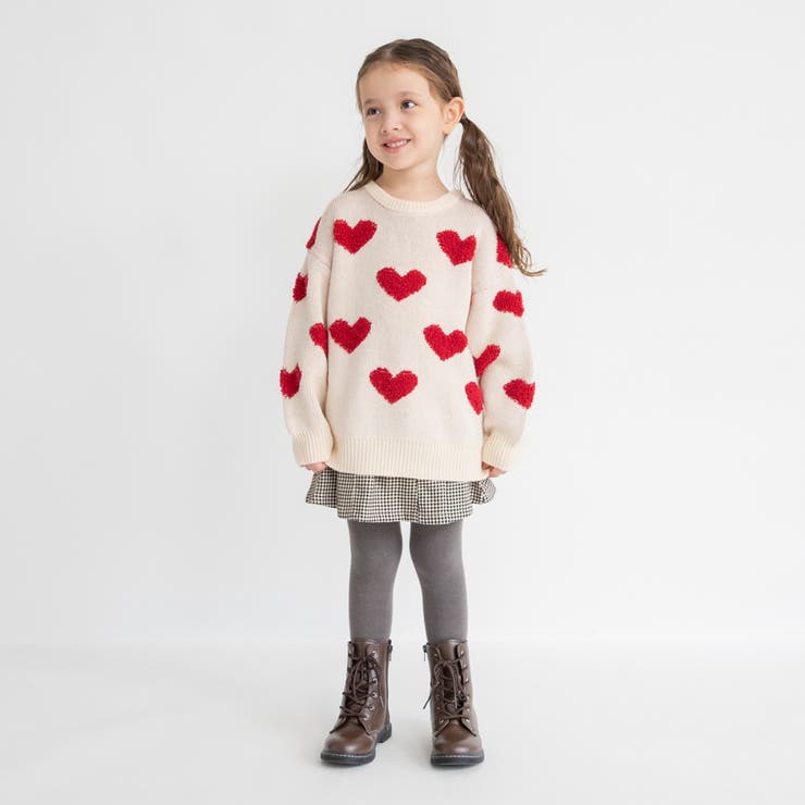 総柄ジャガード ニット キッズ | ブランシェス | 詳細画像3 