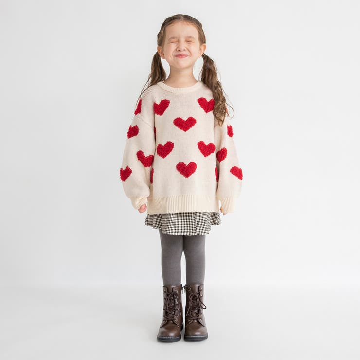 総柄ジャガード ニット キッズ | ブランシェス | 詳細画像4 