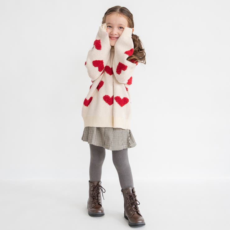 総柄ジャガード ニット キッズ | ブランシェス | 詳細画像5 