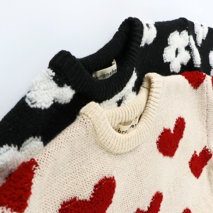 総柄ジャガード ニット キッズ | ブランシェス | 詳細画像8 