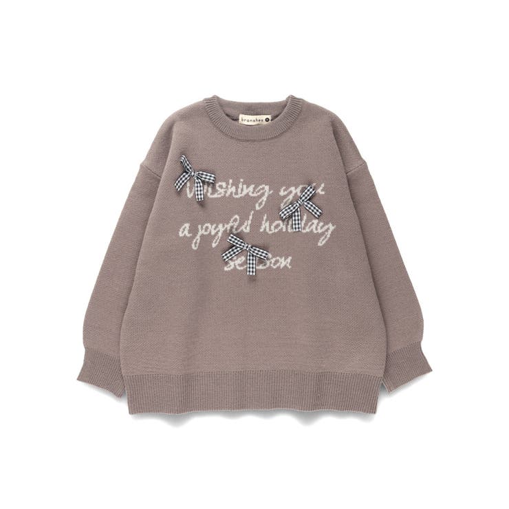 リボン モチーフロゴ ニット | ブランシェス | 詳細画像14 