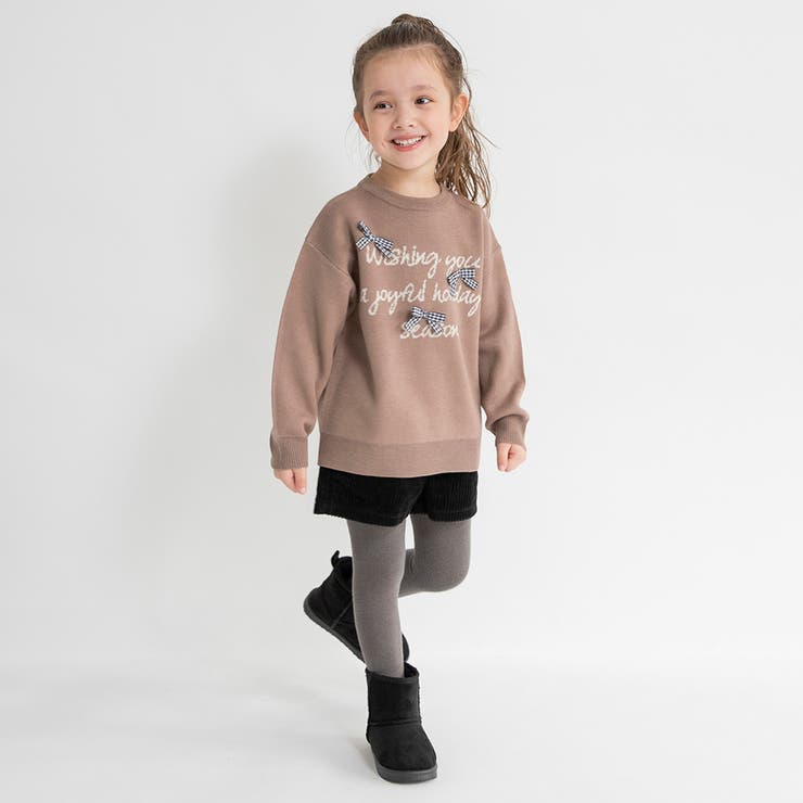 リボン モチーフロゴ ニット | ブランシェス | 詳細画像15 