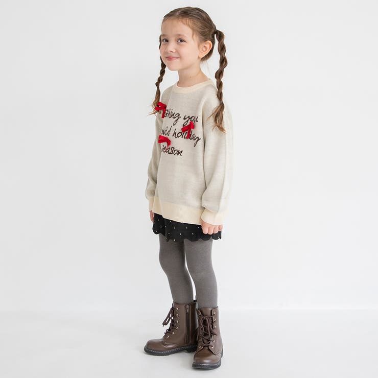 リボン モチーフロゴ ニット | ブランシェス | 詳細画像5 