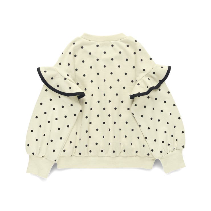 肩フリル トレーナー/150cm/女の子/ドット柄 | ブランシェス | 詳細画像13