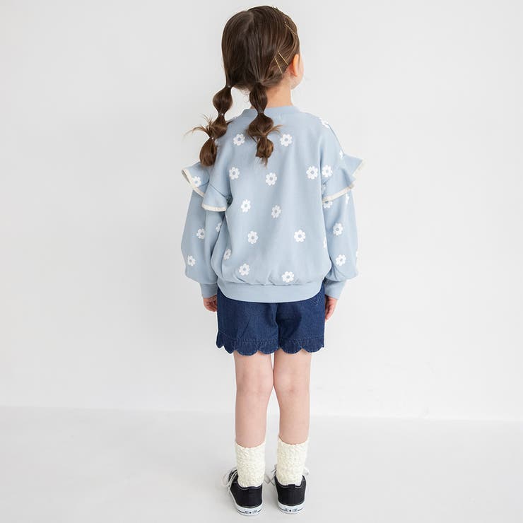 肩フリル トレーナー/150cm/女の子/ドット柄 | ブランシェス | 詳細画像17