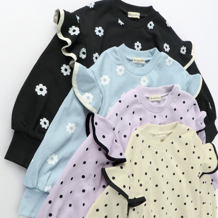 肩フリル トレーナー/150cm/女の子/ドット柄 | ブランシェス | 詳細画像21