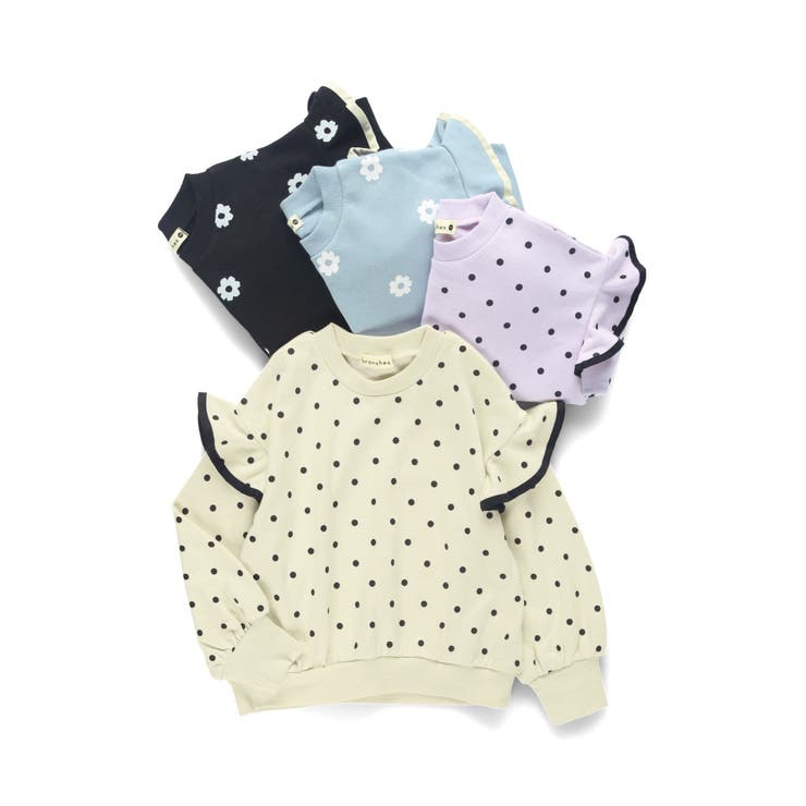 肩フリル トレーナー/150cm/女の子/ドット柄 | ブランシェス | 詳細画像26