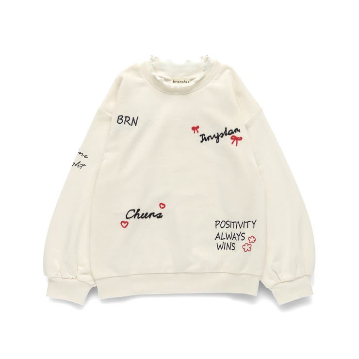 アイボリー | 刺しゅうアソート トレーナー/プルオーバー/女の子/150cm | ブランシェス