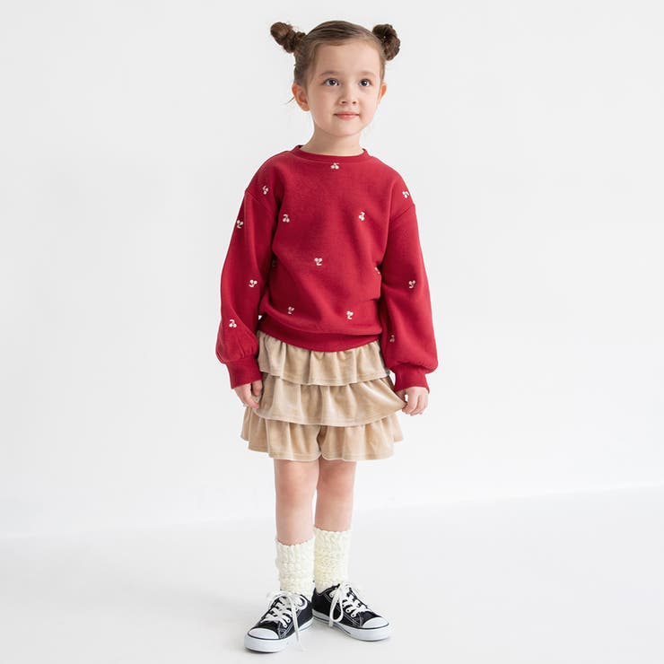 裏起毛アソート刺しゅう トレーナー 150cm | ブランシェス | 詳細画像18 