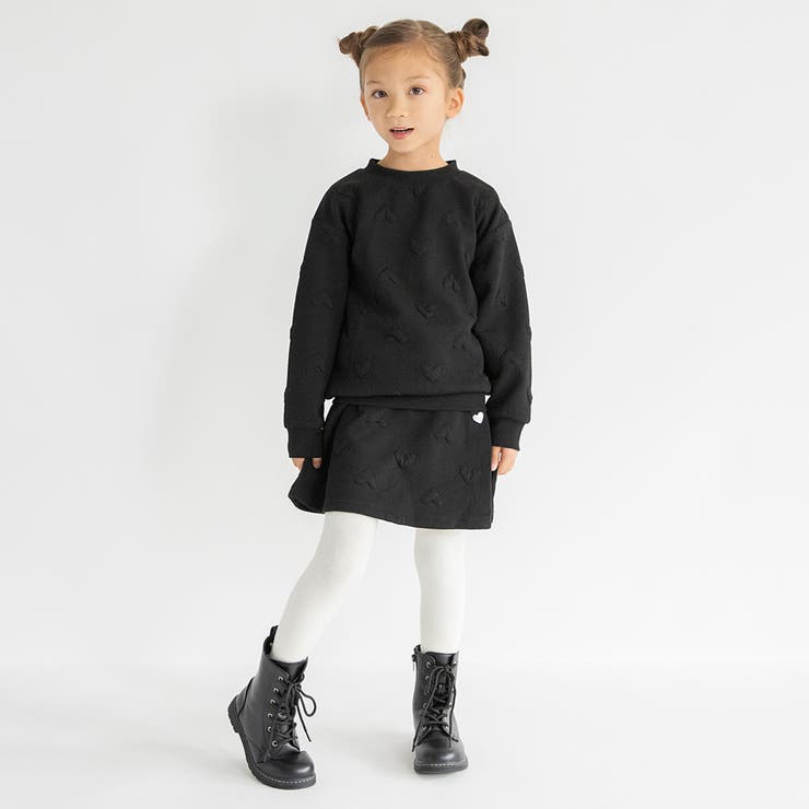 ハート総柄膨れジャガード トレーナー セットアップ可 | ブランシェス | 詳細画像16 