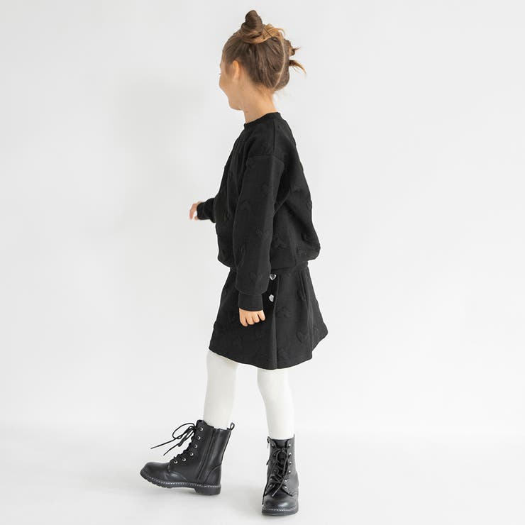 ハート総柄膨れジャガード トレーナー セットアップ可 | ブランシェス | 詳細画像18 