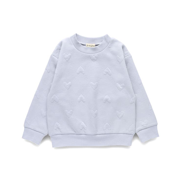 ハート総柄膨れジャガード トレーナー セットアップ可 | ブランシェス | 詳細画像2 
