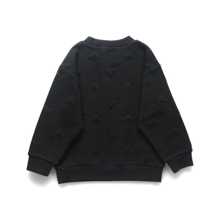 ハート総柄膨れジャガード トレーナー セットアップ可 | ブランシェス | 詳細画像20 