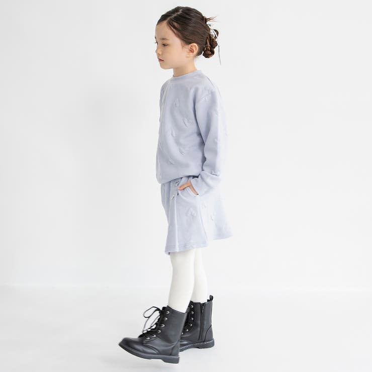 ハート総柄膨れジャガード トレーナー セットアップ可 | ブランシェス | 詳細画像6 