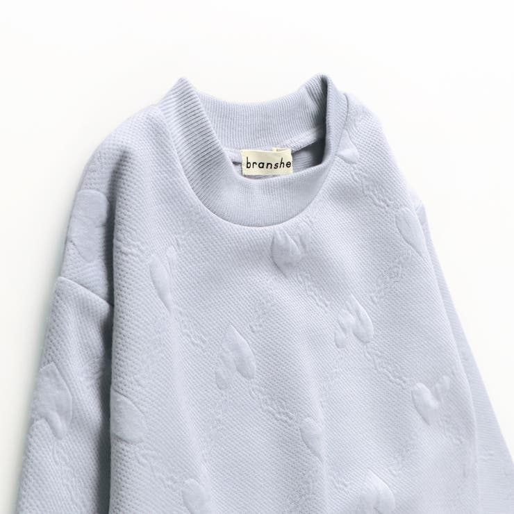 ハート総柄膨れジャガード トレーナー セットアップ可 | ブランシェス | 詳細画像8 