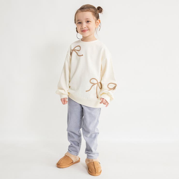 リボンコード刺しゅうトレーナー | ブランシェス | 詳細画像3 