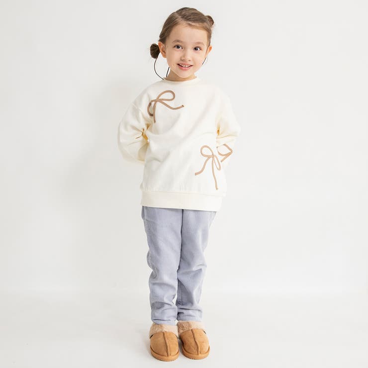 リボンコード刺しゅうトレーナー | ブランシェス | 詳細画像4 