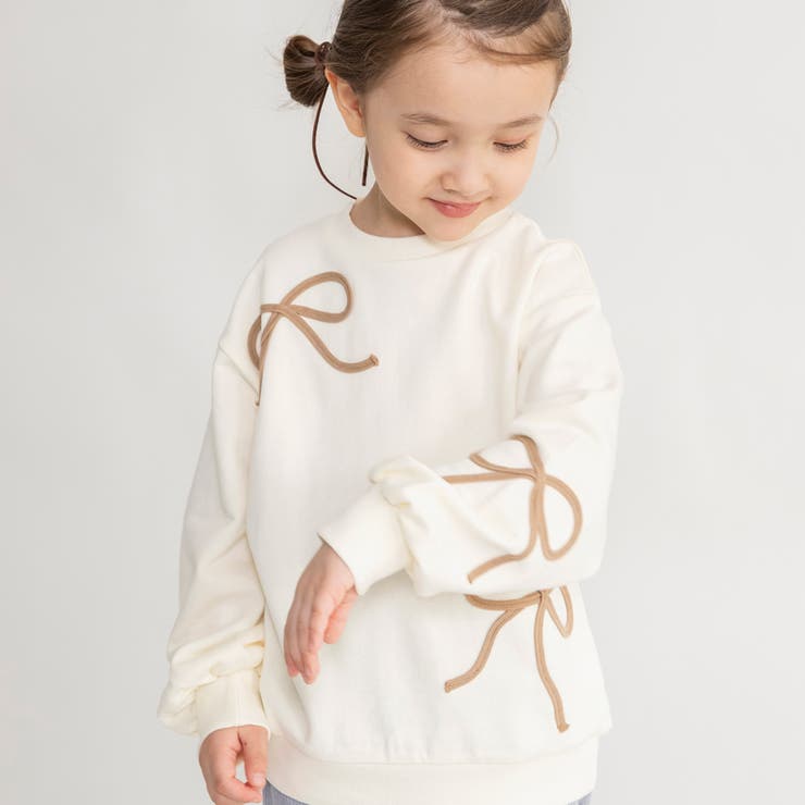 リボンコード刺しゅうトレーナー | ブランシェス | 詳細画像7 