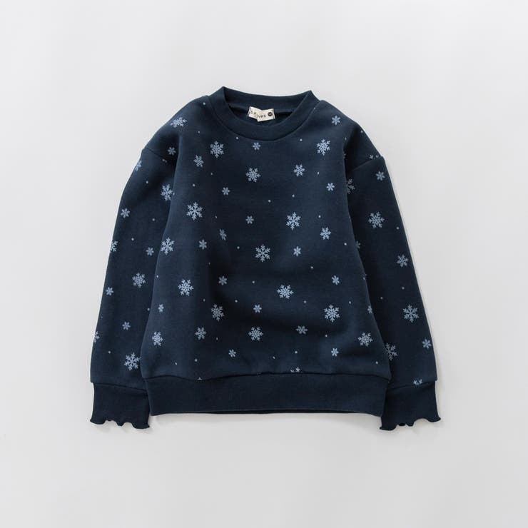 ネイビーブルー | 【ブランシェスmini】アソート裏起毛トレーナー/キッズ/女の子/あったか | ブランシェス