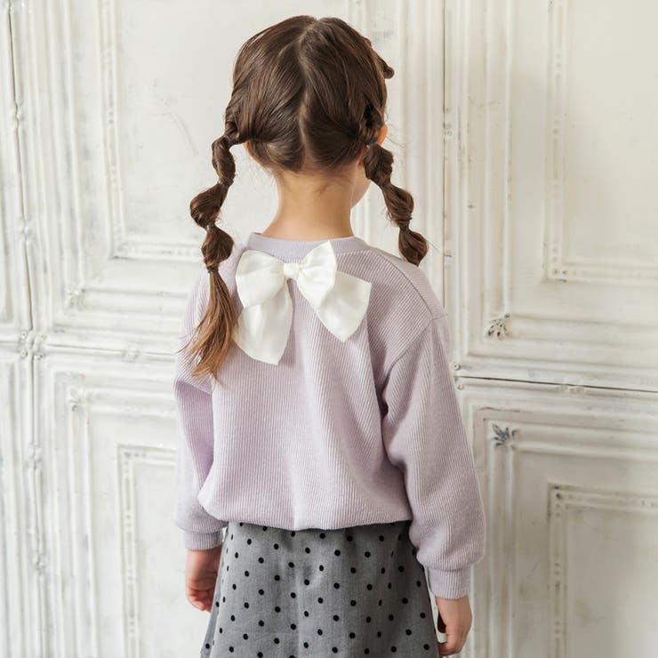ラベンダー | バック ラメ リボン | ブランシェス
