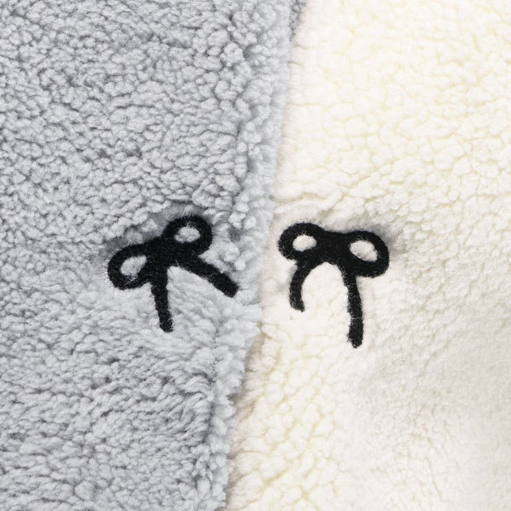 リボン総柄刺しゅうボア トレーナー 150cm | ブランシェス | 詳細画像15 