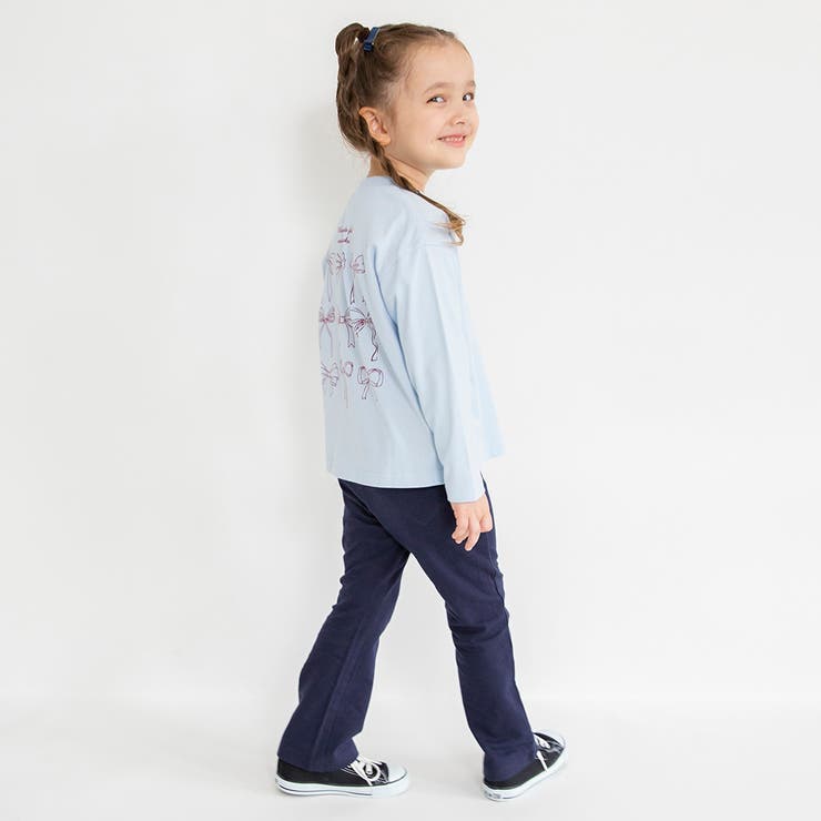 アソート長袖Tシャツ/綿100%/リボン柄/ボーダー/女の子/150cm/ | ブランシェス | 詳細画像12 