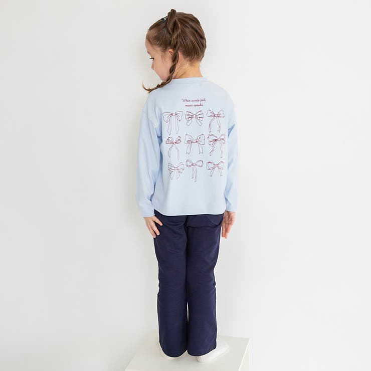 アソート長袖Tシャツ/綿100%/リボン柄/ボーダー/女の子/150cm/ | ブランシェス | 詳細画像13 