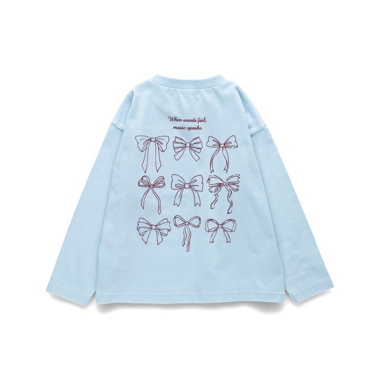 アソート長袖Tシャツ/綿100%/リボン柄/ボーダー/女の子/150cm/ | ブランシェス | 詳細画像9 