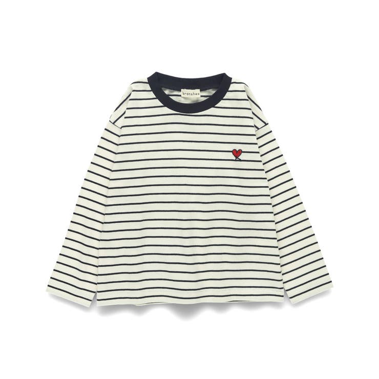 ボーダー | アソート長袖Tシャツ/綿100%/リボン柄/ボーダー/女の子/150cm/ | ブランシェス