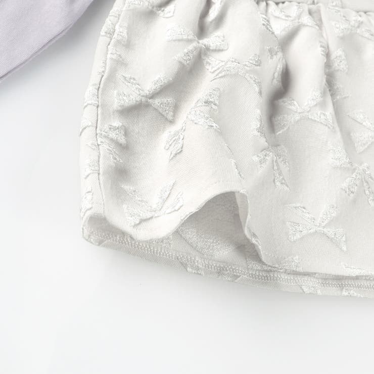 【おそろい】リボン柄ドッキング長袖Tシャツ 女の子 150cm | ブランシェス | 詳細画像11 