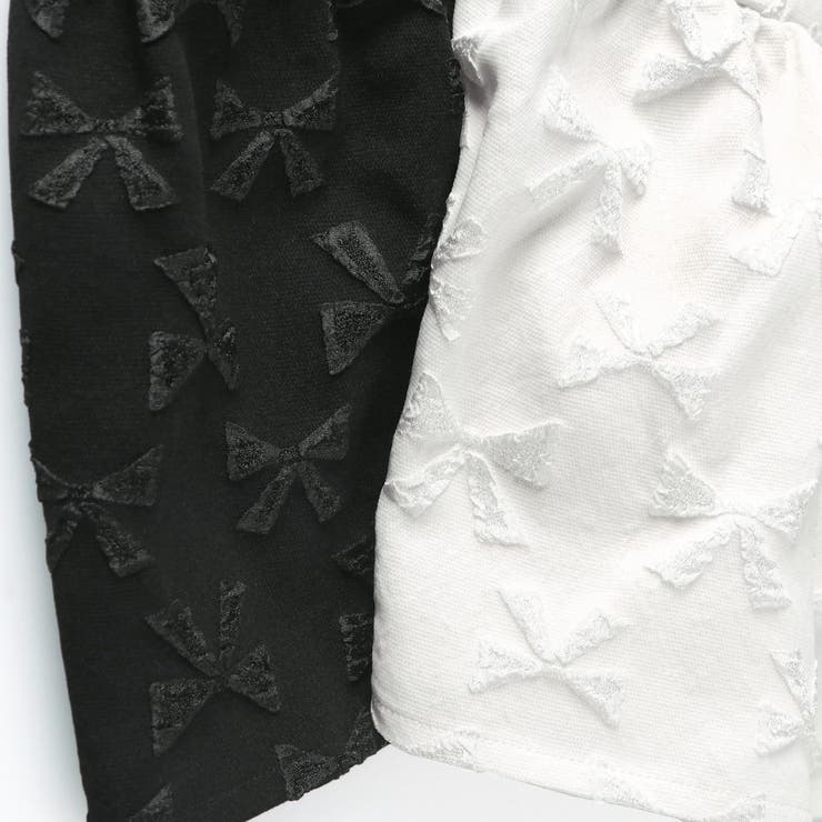 【おそろい】リボン柄ドッキング長袖Tシャツ 女の子 150cm | ブランシェス | 詳細画像12 