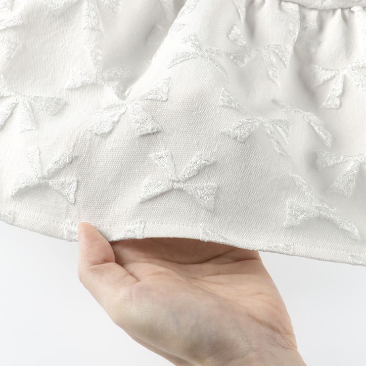 【おそろい】リボン柄ドッキング長袖Tシャツ 女の子 150cm | ブランシェス | 詳細画像13 