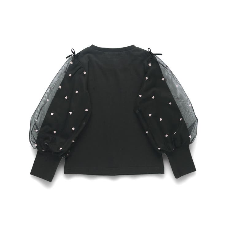 袖チュール長袖Tシャツ/150cm/女の子/ハート柄/フロッキー | ブランシェス | 詳細画像18