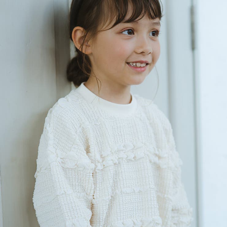 ポコポコ ジャガード トップス/セットアップ可/女の子/150cm | ブランシェス | 詳細画像7 