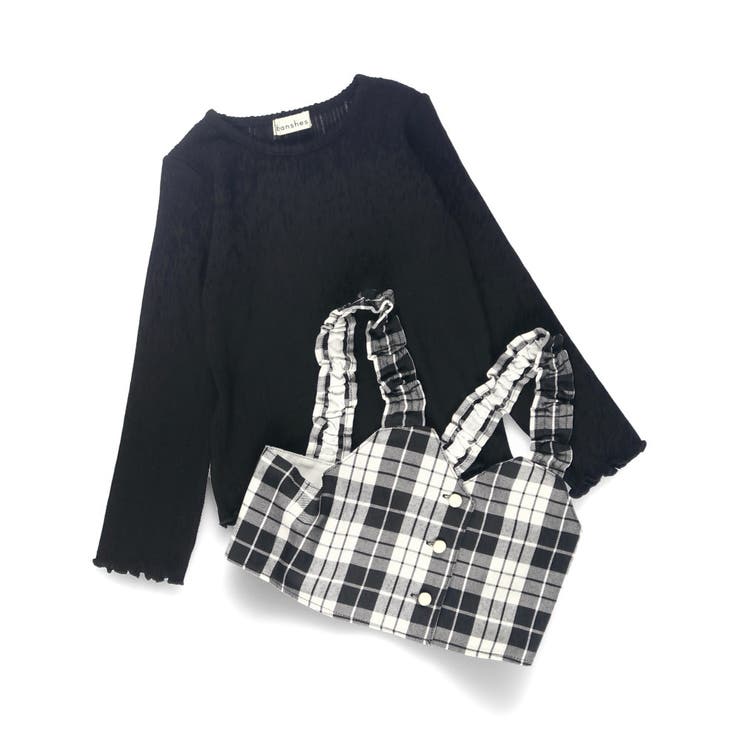 チェック柄トップス セット セットアップ可 | ブランシェス | 詳細画像17