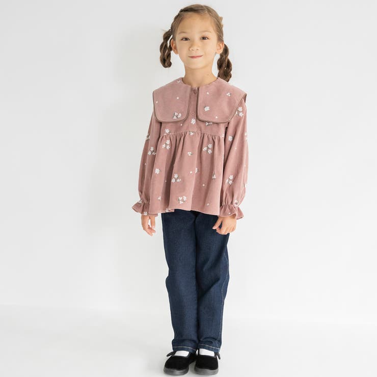 【おそろい】きんもくせい刺しゅうチュニック | ブランシェス | 詳細画像11 