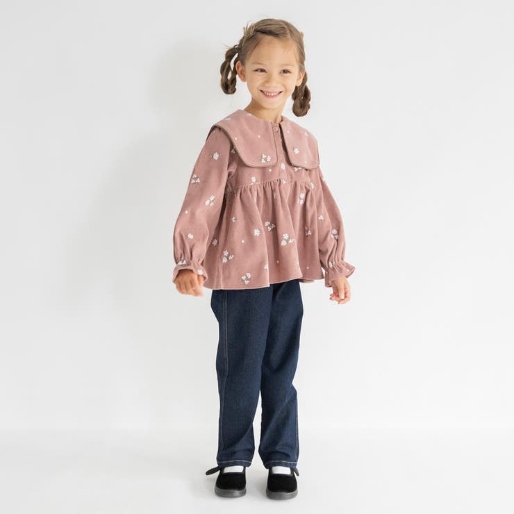 【おそろい】きんもくせい刺しゅうチュニック | ブランシェス | 詳細画像15 