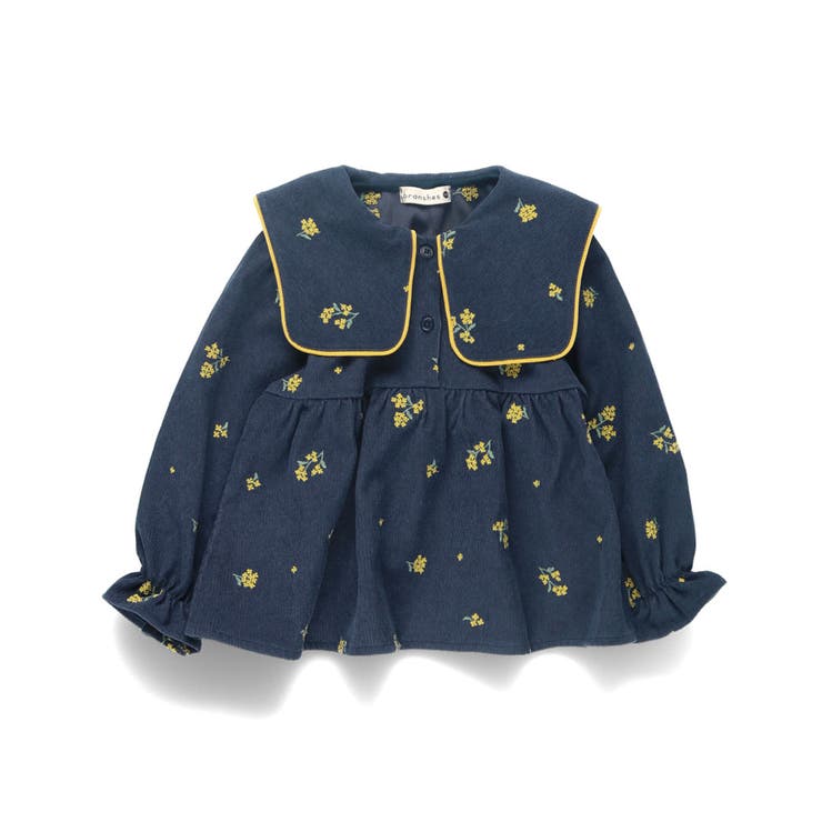 【おそろい】きんもくせい刺しゅうチュニック | ブランシェス | 詳細画像2 