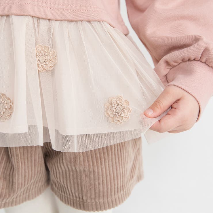 【おそろい】フラワーモチーフ付きチュニック | ブランシェス | 詳細画像11 