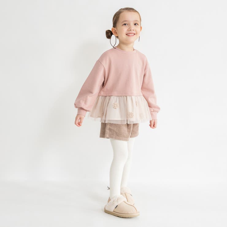 【おそろい】フラワーモチーフ付きチュニック | ブランシェス | 詳細画像7 