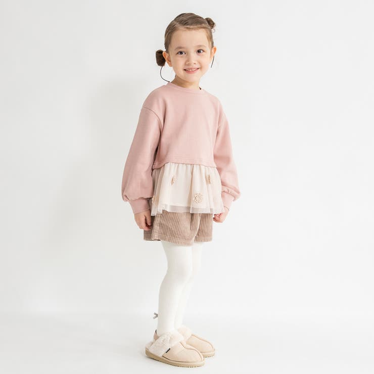 【おそろい】フラワーモチーフ付きチュニック | ブランシェス | 詳細画像9 